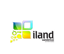 Iland Wanderlust - создание логотипа, создание фирменного стиля, создание брендбука туристической компании.