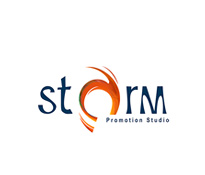 Storm Promotion Studio - создание логотипа, создание фирменного стиля рекламного агентства.