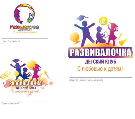 Разработка логотипа детского клуба